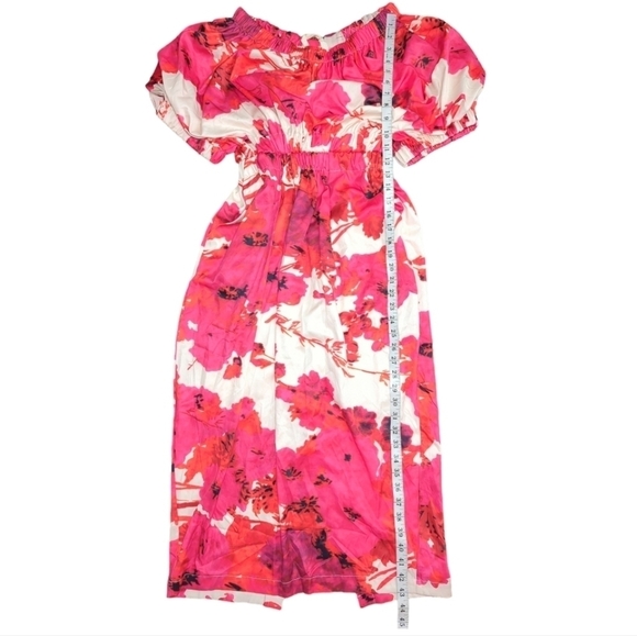 NWT Souk + Sepia x Xiarichanming Off The Shoulder Floral Dress M - Picture 9 of 11